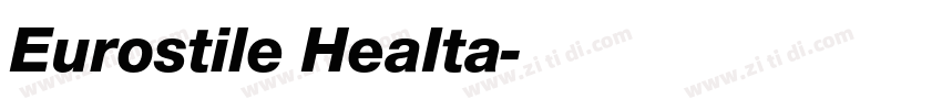 Eurostile HeaIta字体转换